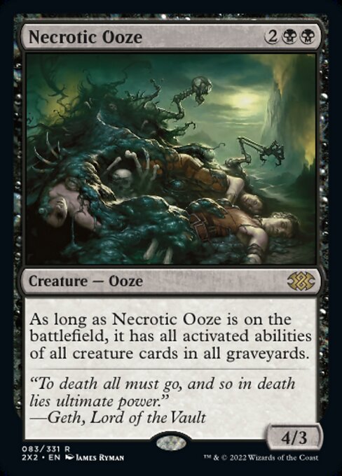 壊死のウーズ/Necrotic Ooze [2X2][FOIL]