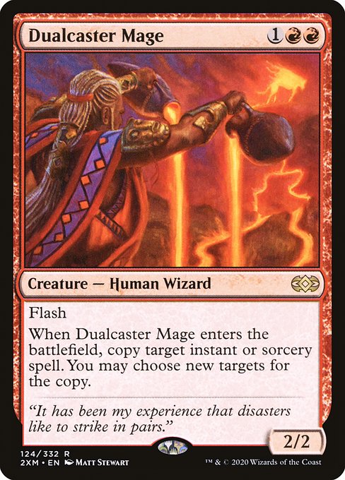 二重詠唱の魔道士/Dualcaster Mage [2XM]