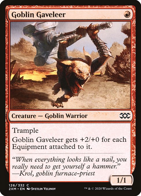 ゴブリンの小槌打ち/Goblin Gaveleer [2XM] [FOIL]