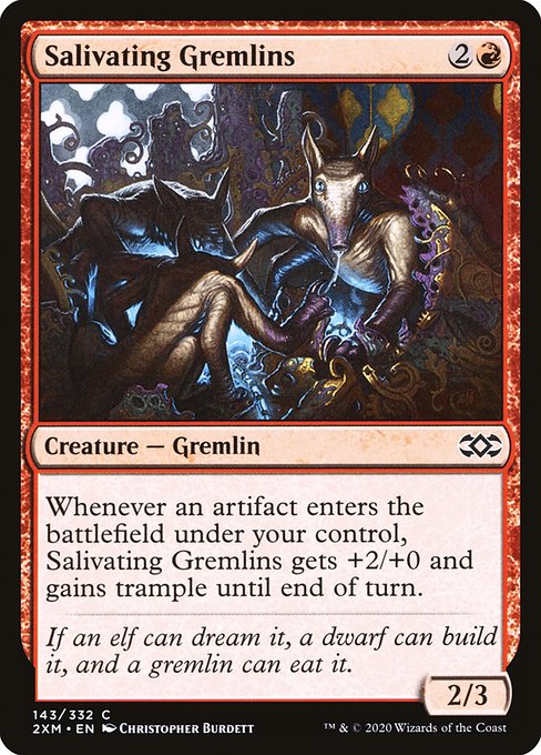垂涎グレムリン/Salivating Gremlins [2XM] [FOIL]