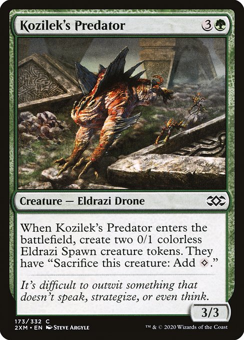コジレックの捕食者/Kozilek's Predator [2XM] [FOIL]