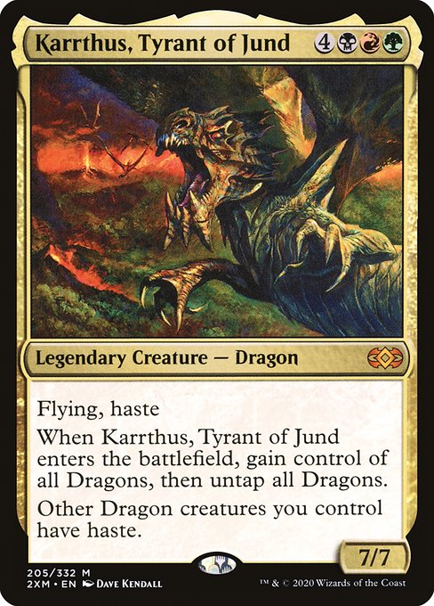 ジャンドの暴君、カーサス/Karrthus, Tyrant of Jund [2XM]