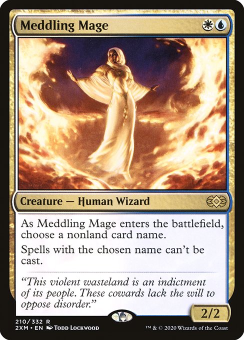 翻弄する魔道士/Meddling Mage [2XM]