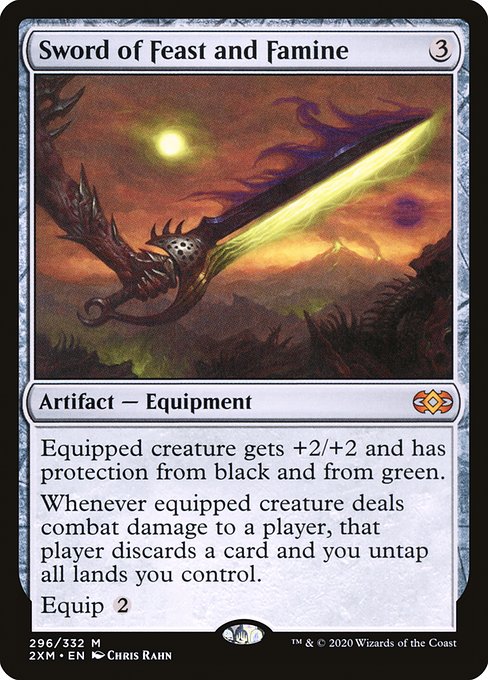 饗宴と飢餓の剣/Sword of Feast and Famine [2XM] [FOIL]
