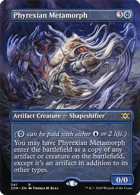 ファイレクシアの変形者/Phyrexian Metamorph [2XM-BT] [FOIL] [拡張アート]