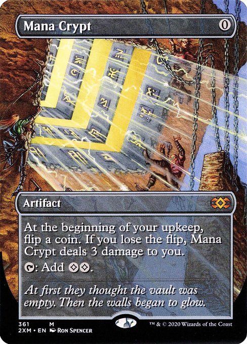 魔力の墓所/Mana Crypt [2XM-BT] [FOIL] [拡張アート]