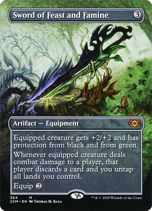 饗宴と飢餓の剣/Sword of Feast and Famine [2XM-BT] [FOIL] [拡張アート]