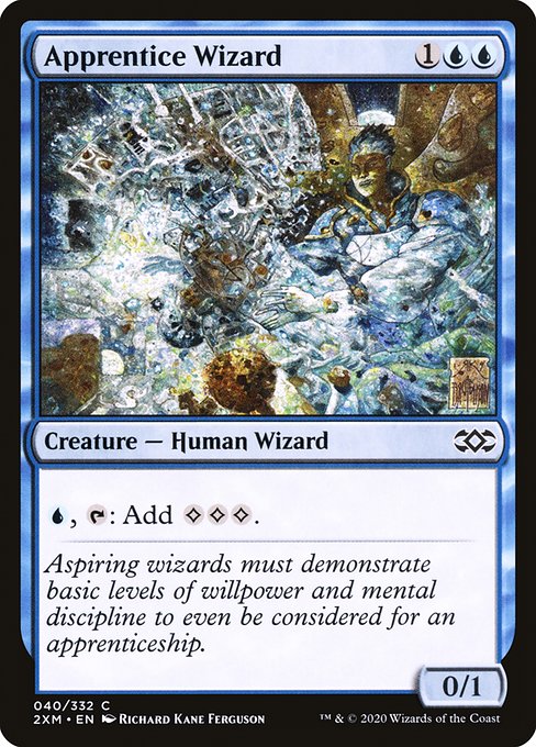 魔法使いの弟子/Apprentice Wizard [2XM] [FOIL]