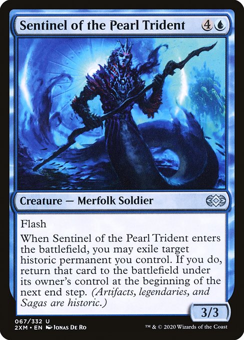 真珠三叉矛の歩哨/Sentinel of the Pearl Trident [2XM] [FOIL]