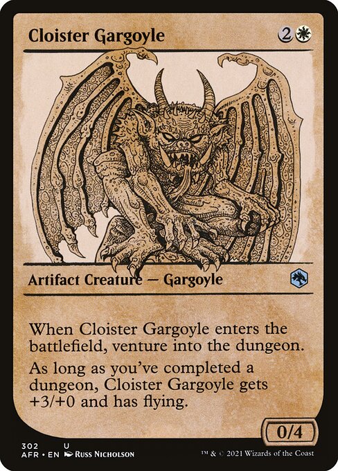 回廊のガーゴイル/Cloister Gargoyle [AFR-BF][ショーケース][FOIL]