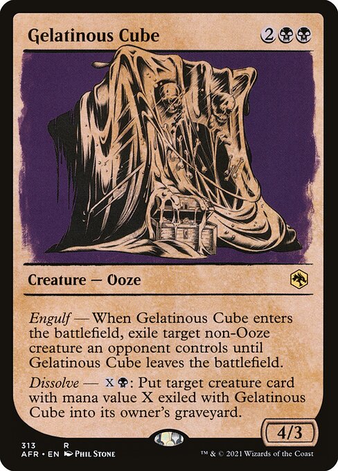 ゼラチナス・キューブ/Gelatinous Cube [AFR-BF][ショーケース][FOIL]