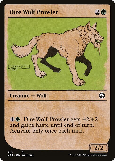 うろつくダイア・ウルフ/Dire Wolf Prowler [AFR-BF][ショーケース]
