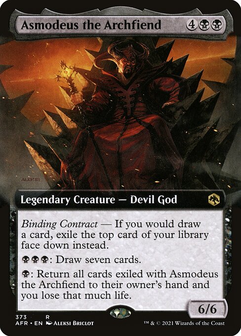 アーチフィーンド、アスモデウス/Asmodeus the Archfiend [AFR-BF][拡張アート][FOIL]