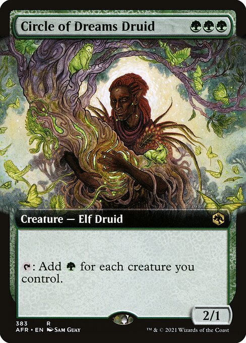 夢の円環のドルイド/Circle of Dreams Druid [AFR-BF][拡張アート]