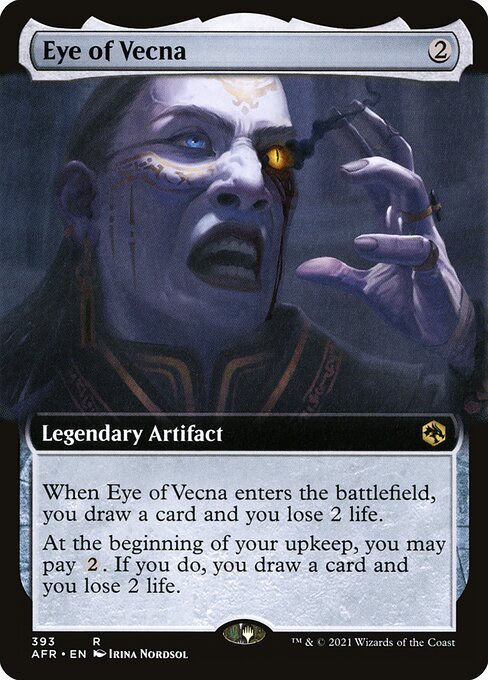 アイ・オヴ・ヴェクナ/Eye of Vecna [AFR-BF][拡張アート][FOIL]