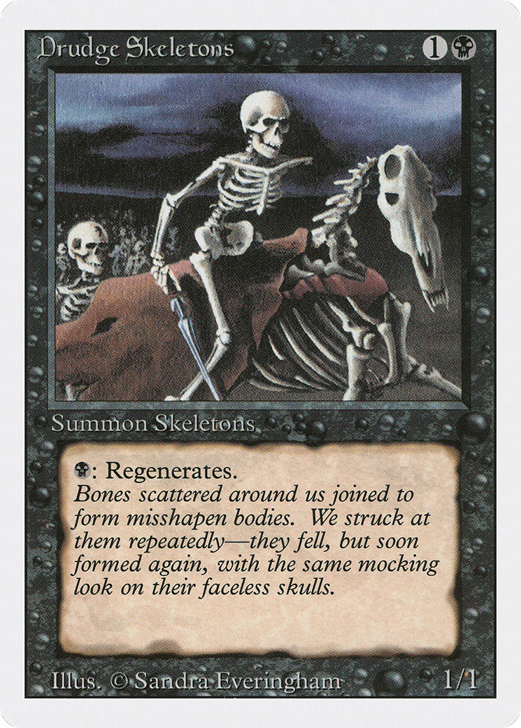 蠢く骸骨/Drudge Skeletons [3ED]