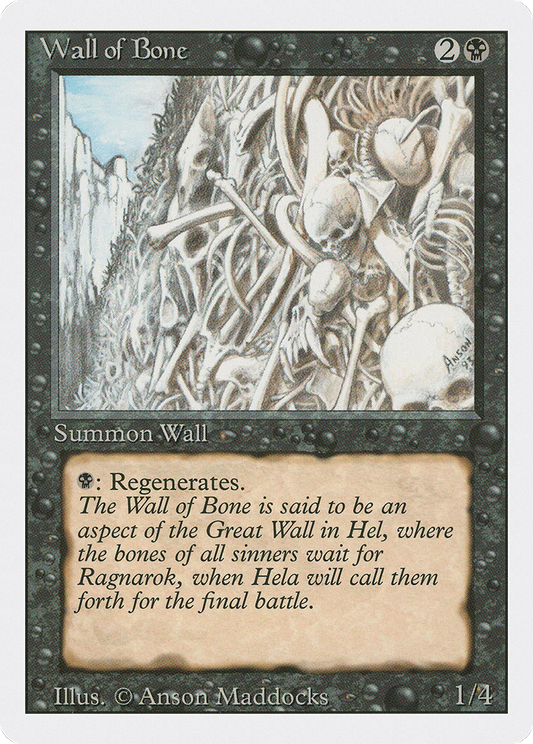 骨の壁/Wall of Bone [3ED]