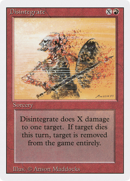 分解/Disintegrate [3ED]