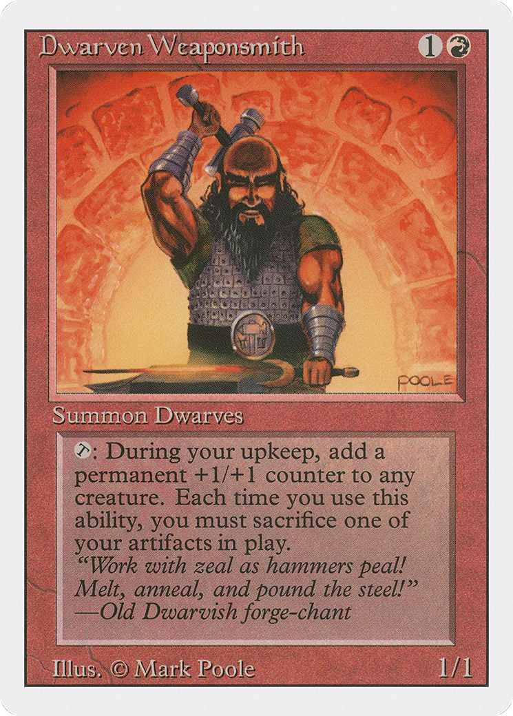 Dwarven Weaponsmith [3ED]