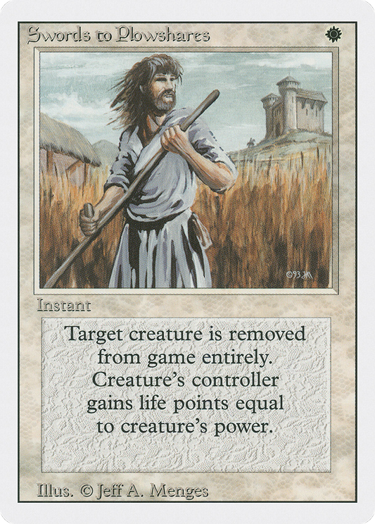 剣を鍬に/Swords to Plowshares [3ED]