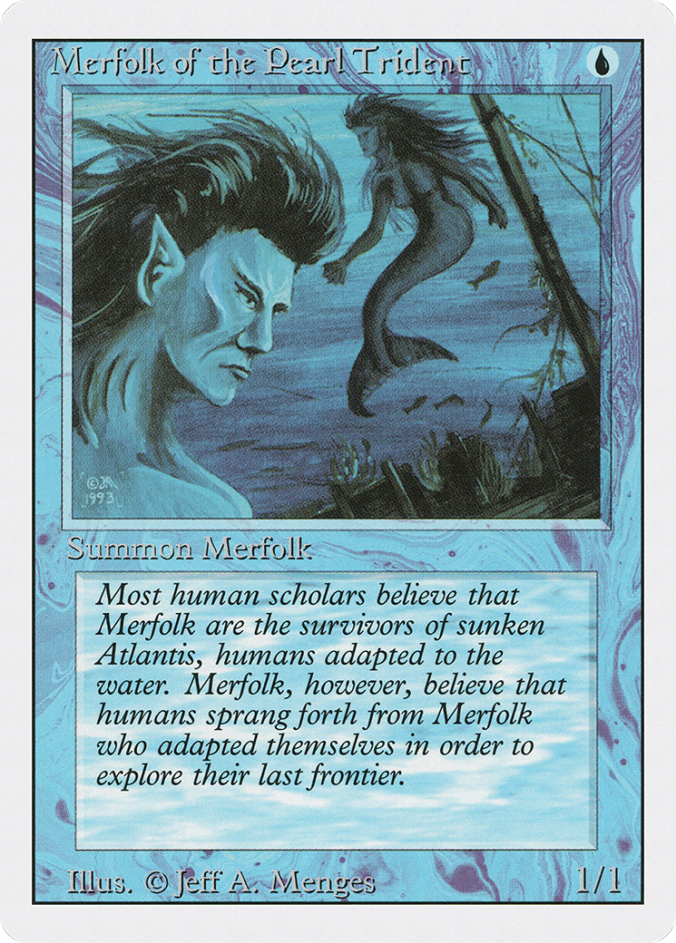 真珠三叉矛の人魚/Merfolk of the Pearl Trident [3ED]