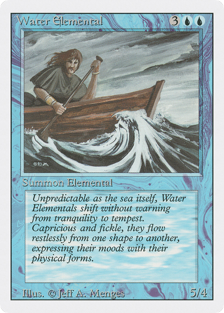 水の精霊/Water Elemental [3ED]