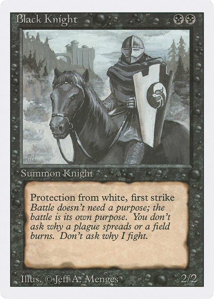 黒騎士/Black Knight [3ED]
