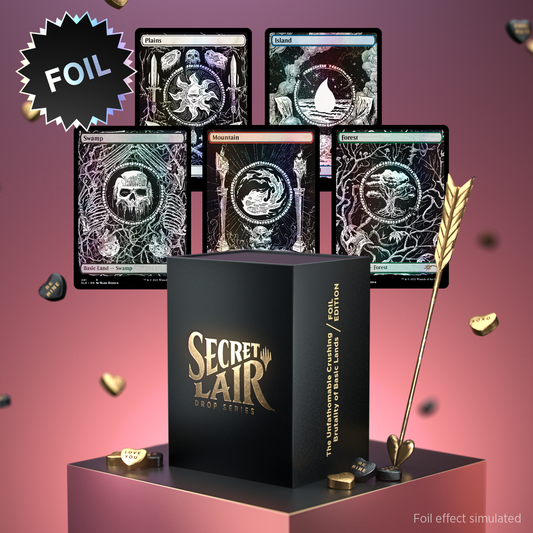 Secret Lair「The Unfathomable Crushing Brutality of Basic Lands Foil Edition」