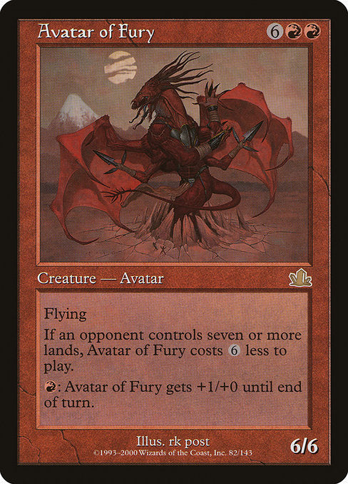 憤怒の化身/Avatar of Fury [PCY]
