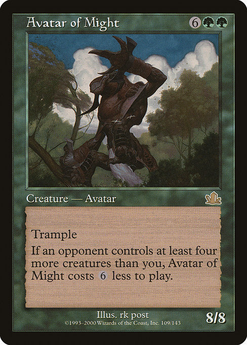 力の化身/Avatar of Might [PCY] [FOIL]