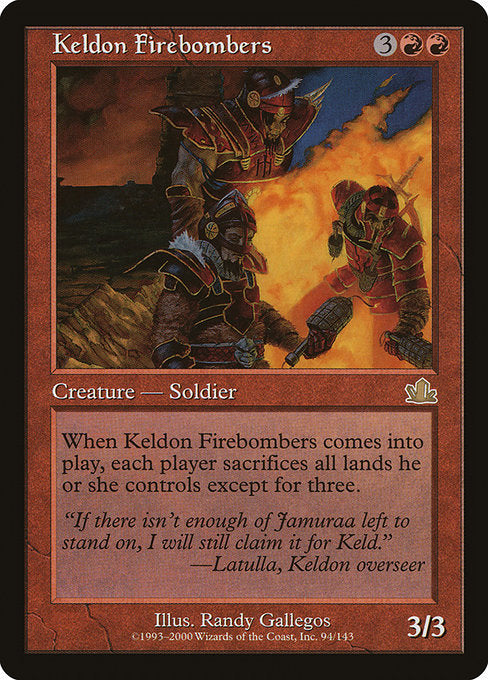 ケルドの火弾兵/Keldon Firebombers [PCY]