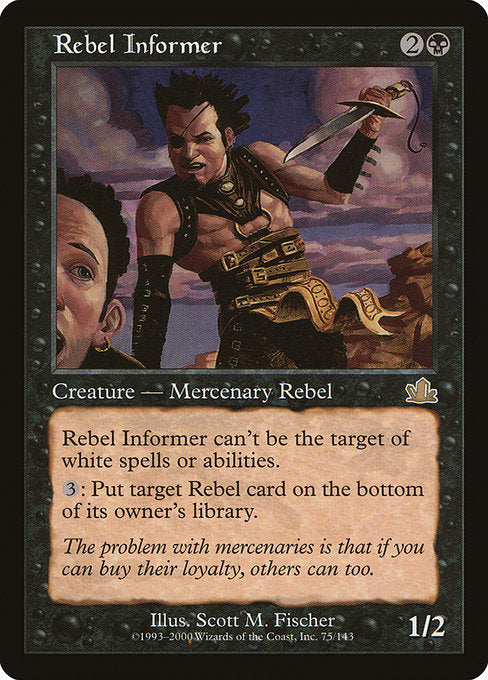 反逆者の密告人/Rebel Informer [PCY] [FOIL]