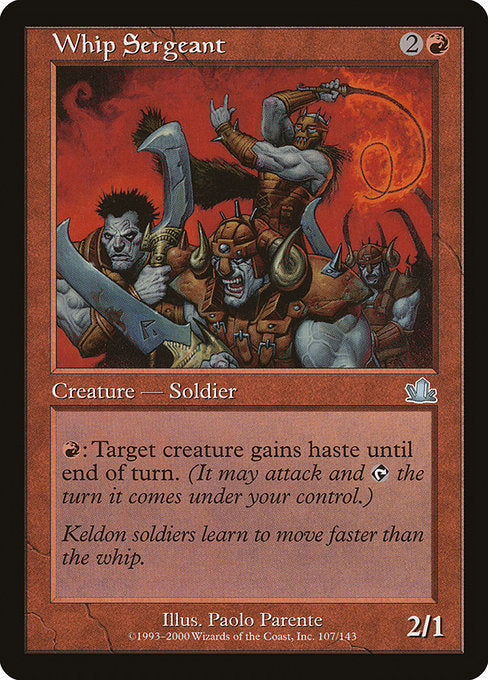 鞭打ち兵長/Whip Sergeant [PCY] [FOIL]
