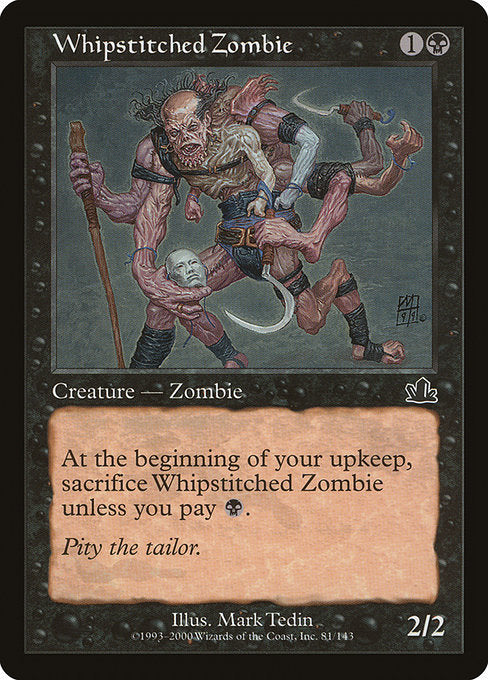 縫い目のゾンビ/Whipstitched Zombie [PCY]