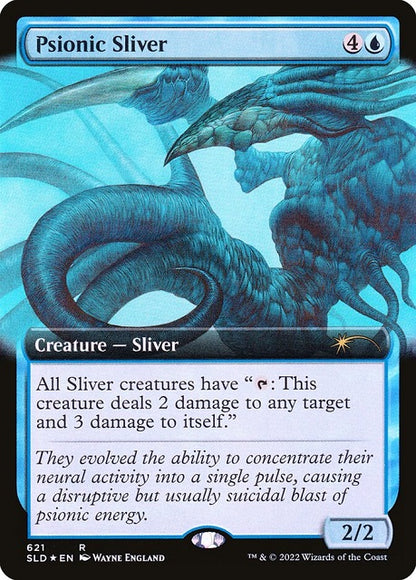 心霊スリヴァー/Psionic Sliver [Secret Lair] [FOIL]