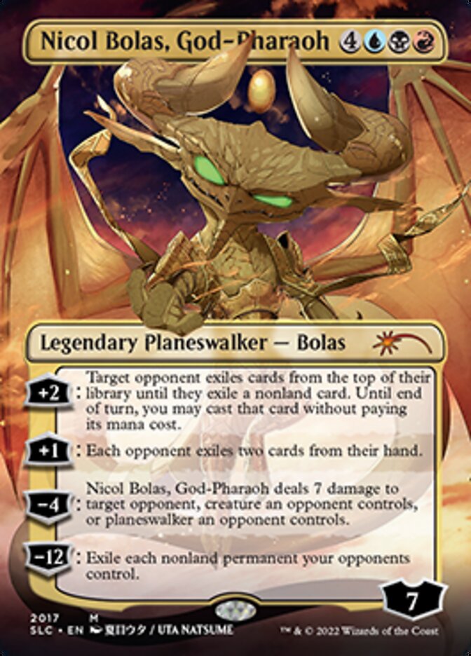 王神、ニコル・ボーラス/Nicol Bolas, God-Pharaoh[Secret Lair]