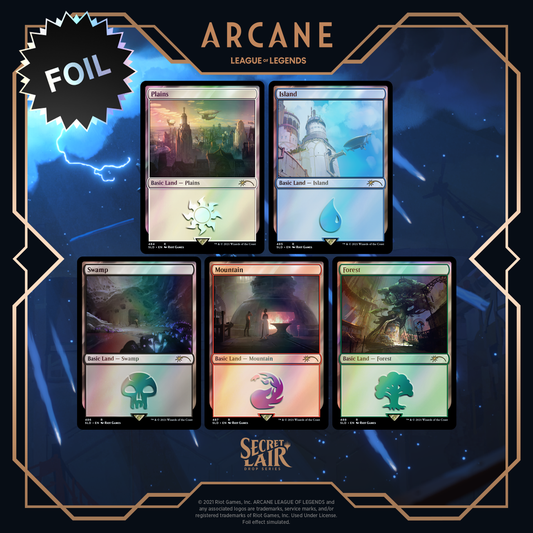 Secret Lair「Secret Lair x Arcane: Lands Foil Editions」