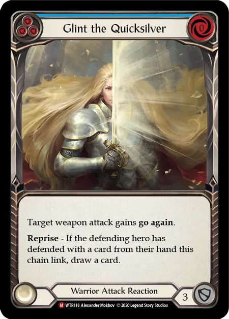 [Warrior]Glint the Quicksilver [WTR-UL][Rainbow Foil]