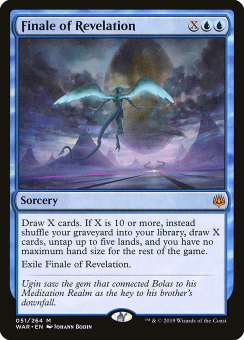 啓示の終焉/Finale of Revelation [WAR] [FOIL]