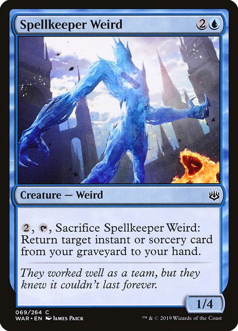 呪文持ちの奇魔/Spellkeeper Weird [WAR]