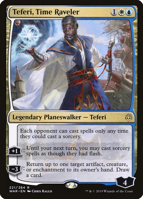 時を解す者、テフェリー/Teferi, Time Raveler [WAR]