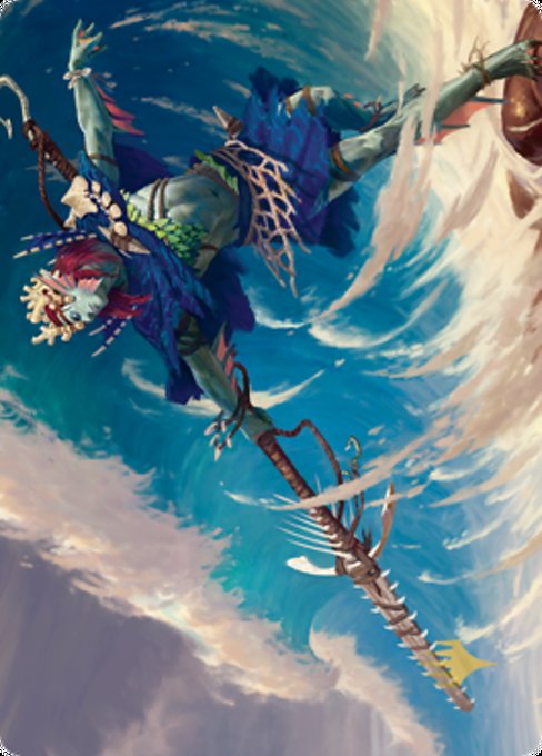 タジームの乱動魔道士/Tazeem Roilmage（051） [ZNR] [アート・カード] [箔押し]
