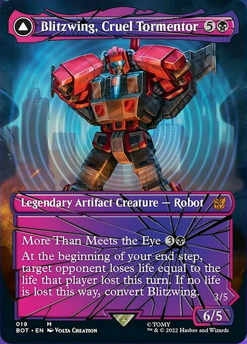 卑劣な拷問者、ブリッツウィング/Blitzwing, Cruel Tormentor - 万能襲撃者、ブリッツウイング/Blitzwing, Adaptive Assailant [BOT][シャッタードグラス]