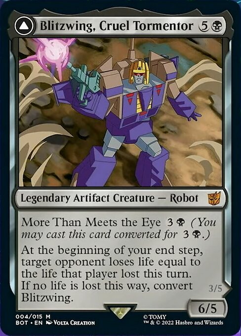 卑劣な拷問者、ブリッツウィング/Blitzwing, Cruel Tormentor - 万能襲撃者、ブリッツウイング/Blitzwing, Adaptive Assailant [BOT]