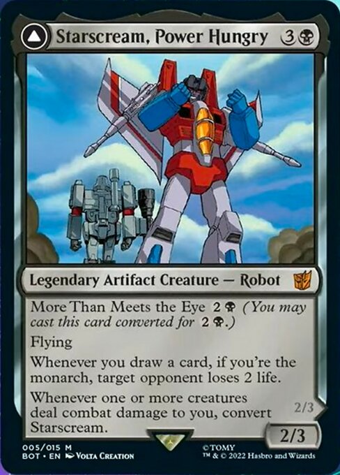 力を欲する者、スタースクリーム/Starscream, Power Hungry - シーカーの隊長、スタースクリーム/Starscream, Seeker Leader [BOT]