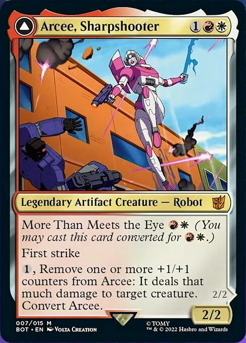 名射手、アーシー/Arcee, Sharpshooter - 軽業のオープンカー、アーシー/Arcee, Acrobatic Coupe [BOT]