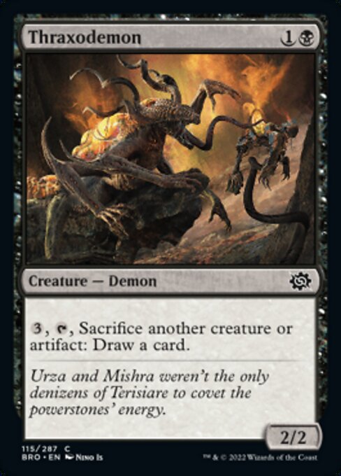トラクス魔/Thraxodemon [BRO][FOIL]