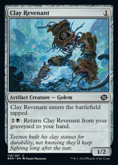 土の帰還者/Clay Revenant [BRO][FOIL]