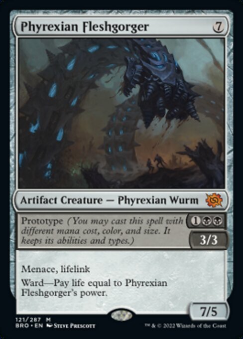 ファイレクシアの肉体喰らい/Phyrexian Fleshgorger [BRO]
