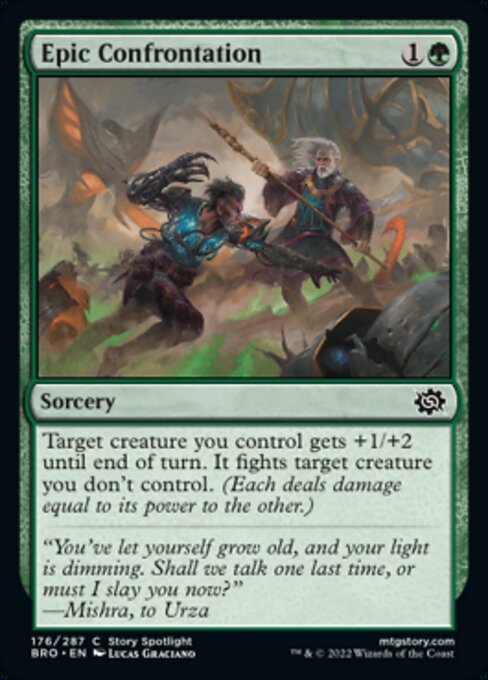 勇壮な対決/Epic Confrontation [BRO][FOIL]